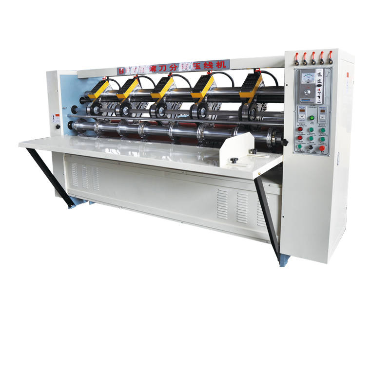 Paper Bag Corrugated Board Production Line Novel Thin Blade High Speed Cutting