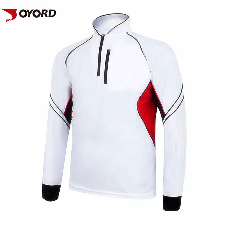 Zipper Collar Custom Fishing Jerseys , Bass Fishing Team Shirts UV Protection
