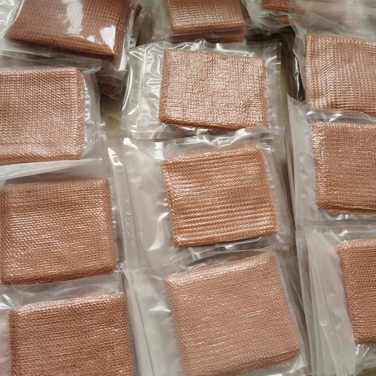 Waterproof Knitted Copper Mesh Low Temperature Resistant