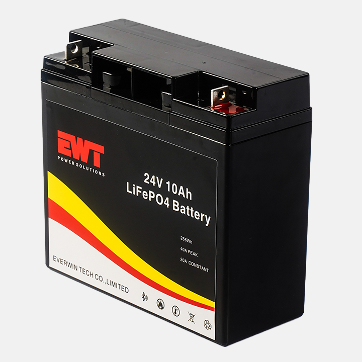 Lithium LiFePO4 25.6V Battery IFR26650 25.6V 10Ah Lithium Iron Phosphate Battery Pack