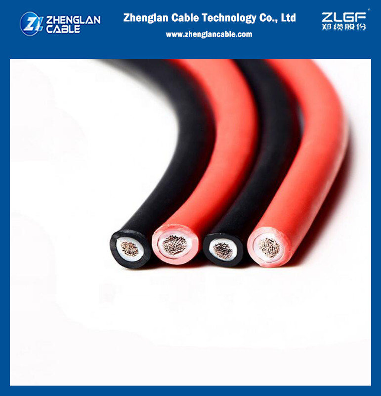 PV DC Solar Cable Black For Solar Panels Connection 1.5KV DC H1Z2Z2-K TUV Certificated