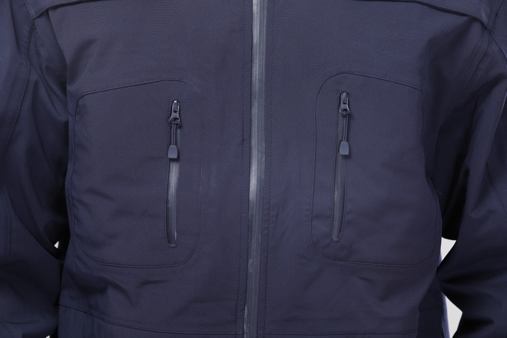 Front Windbreaker Buttons Outdoor Work Clothes Mens Jacket For Workers
