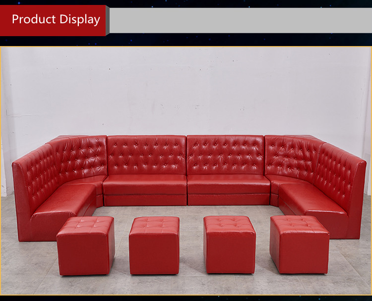 Modular U Shaped Leather Sectional Couch With Chaise Hotel Lobby Princess