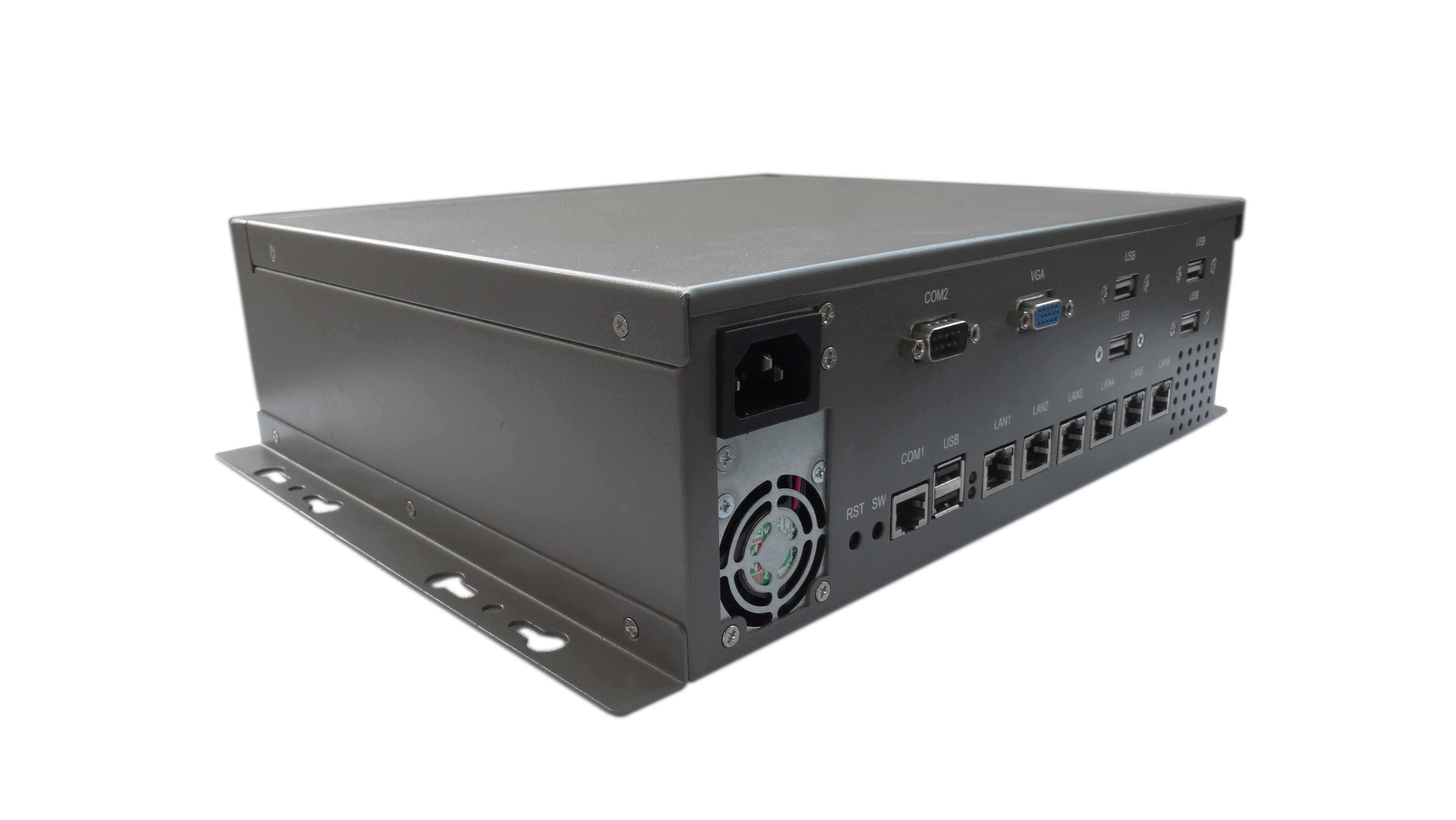 6LAN Embedded Industrial PC 6 Intel Gigabit Network Ports 2COM 6USB