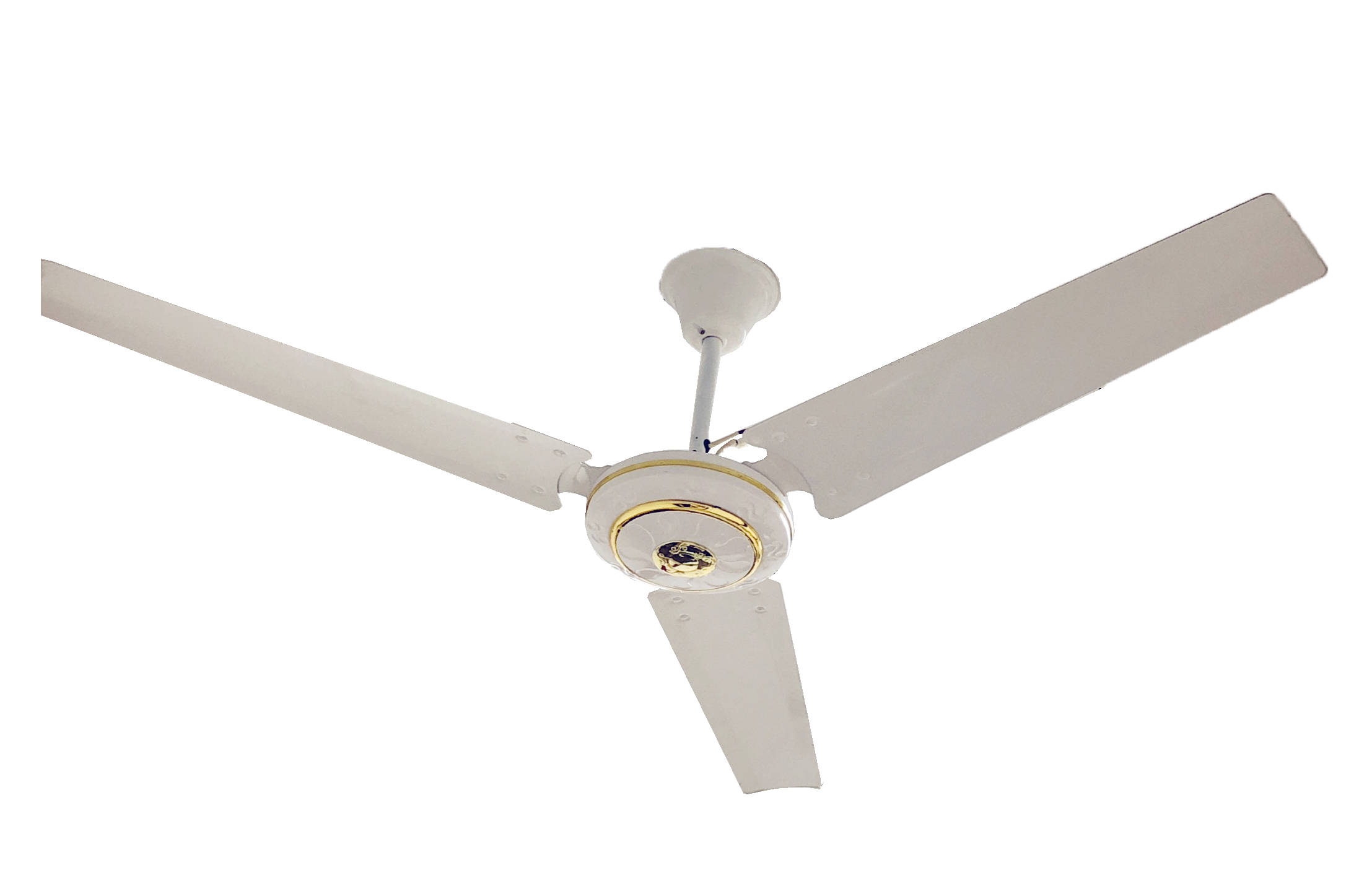 Industrial Blade Ceiling Fan Full Copper Motor 12V 56 Inch Remote Control