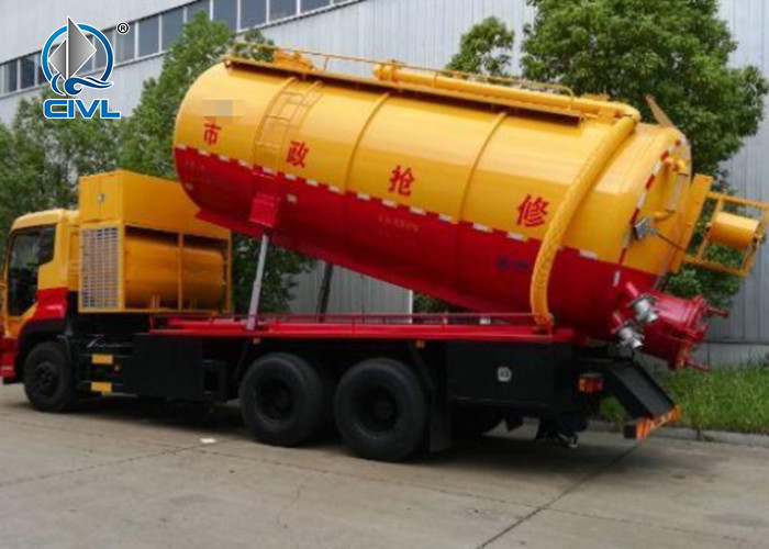 6x4 16m3 Cleaning Sewage Suction Truck Rustproof