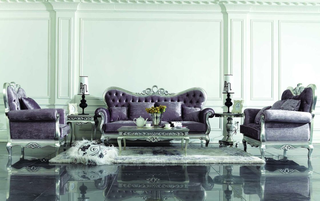 Purple 3 Seater Sectional Sofa