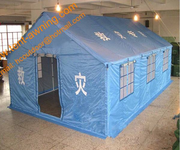 Outdoor Steel Framed Waterproof Emergency Disaster Refugee Tents for Sale