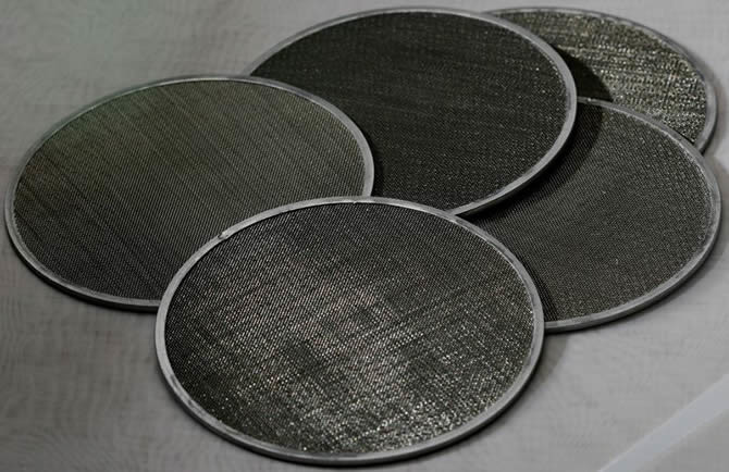 SS304 Wire Mesh Filters Screen customized For Extruder Equipment