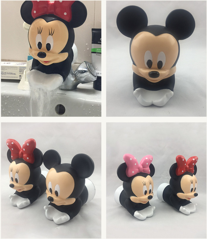 Mickey Mouse Animal Kids Faucet Extender Baby Safety Product , Sink Spout Extender