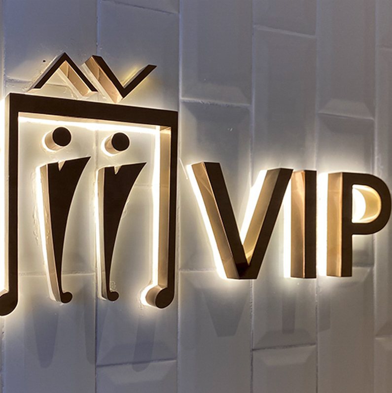 Creative ring acrylic light box Bar Coffee Clothing store atmosphere sense signs circular ring billboard
