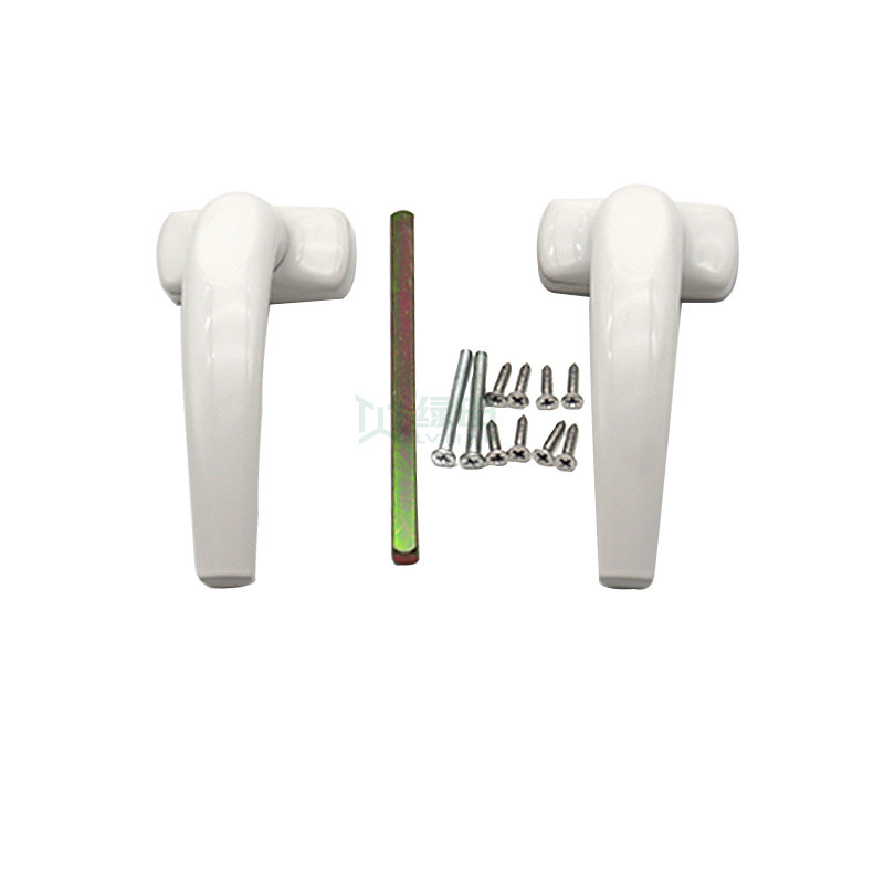 White Door Window Double Sided Handles Modern Design Aluminum Alloy Materials