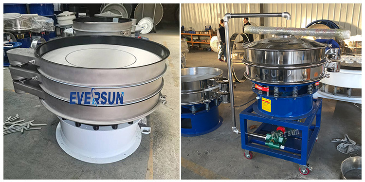 200-2600mm Plastic Or Stainless Steel Vibro Separator Machine Vibratory Separator