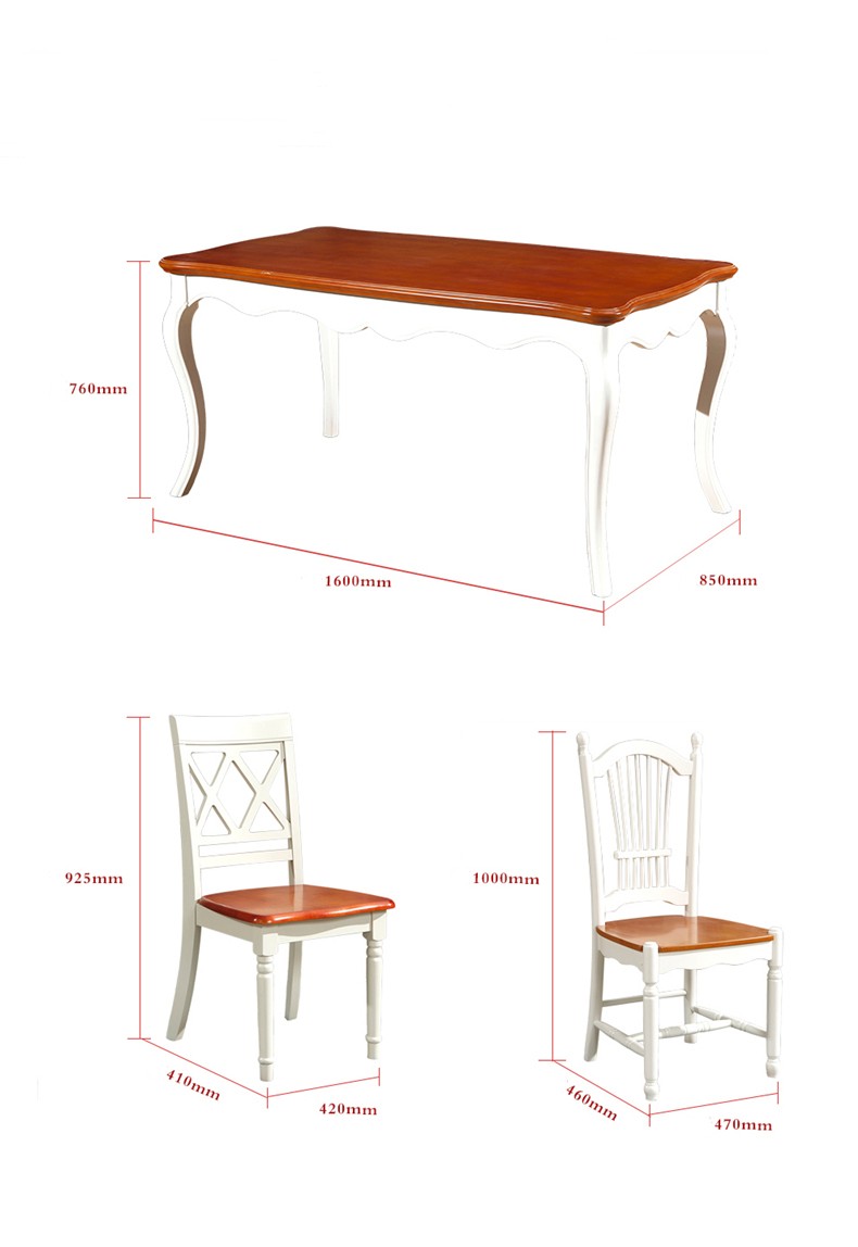 Concise Dining Room Furniture Wood Dining Table