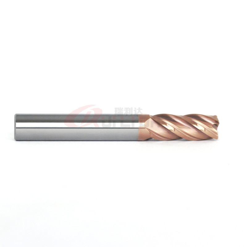 .125" 3/8" 10mm Square End Mill Corner Radius Milling Cutters HRC55 4 Flutes