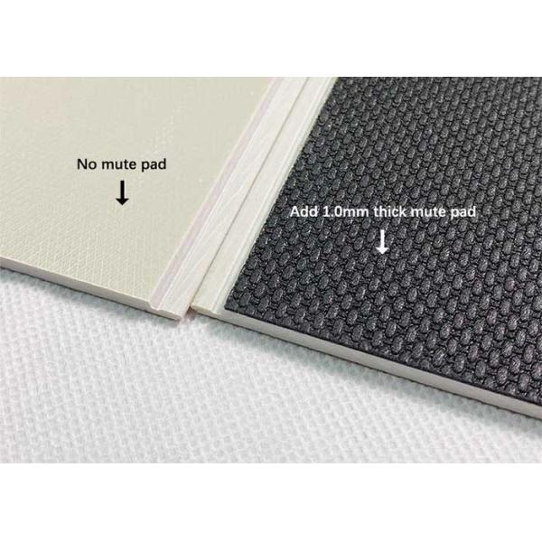 No Formaldehyde Spc Flooring Grey 4mm 5mm 6mm Tiles Comfortable Surface Iso14001