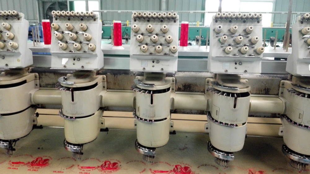50Hz Used Barudan Embroidery Machine Commercial Computerized Embroidery Machine