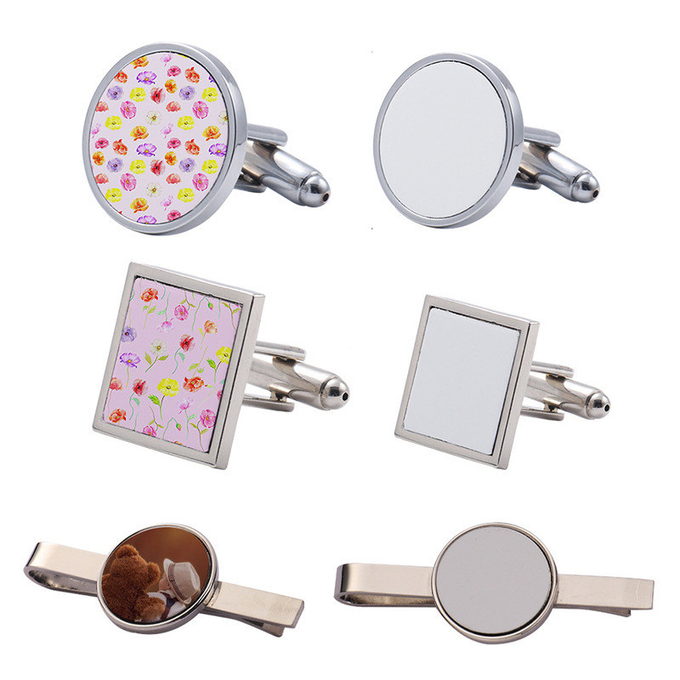 Customized Sublimation Tie Clip Blanks With Metal Insert Sublimation Gadgets
