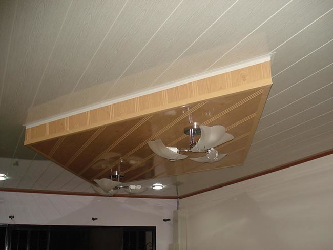 Laminated 400x9mm 600x9mm PVC Wall Panels For Interior Wall Decoration