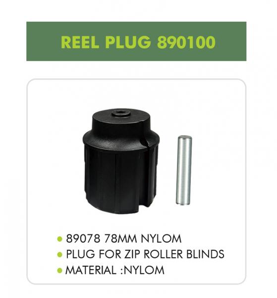 Plug Electric Blind Motor Kit Zipper Roll Curtain Tube Plug Nylon Awning Hardware Kit