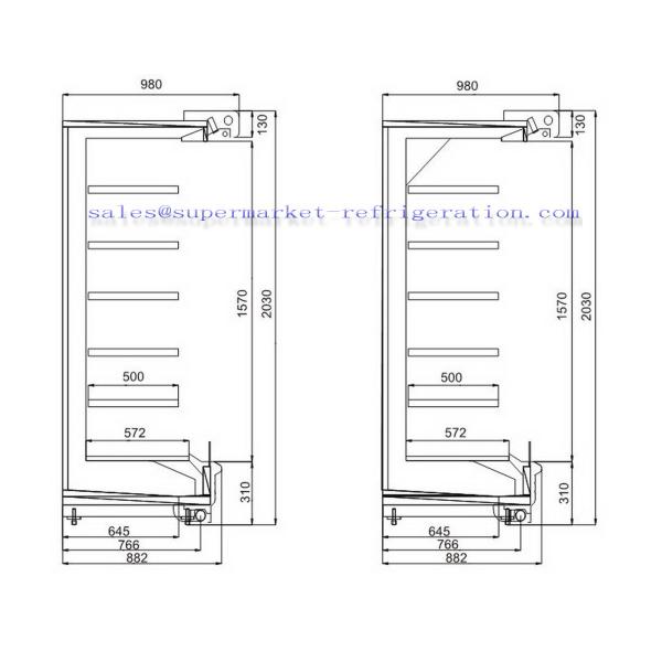 Supermarket Showcase/Uptight display Showcase - E6 Auckland