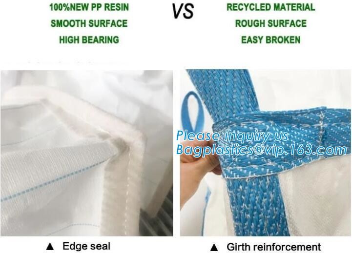 New arrival wholesale polypropylene woven plastic jumbo bag pp big bag for sand, building material,jumbo bag / FIBC bulk