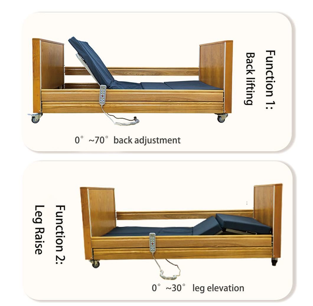 Multi-Functional Electric Nursing Bed for Rehabilitation of Old People&prime;s Homes
