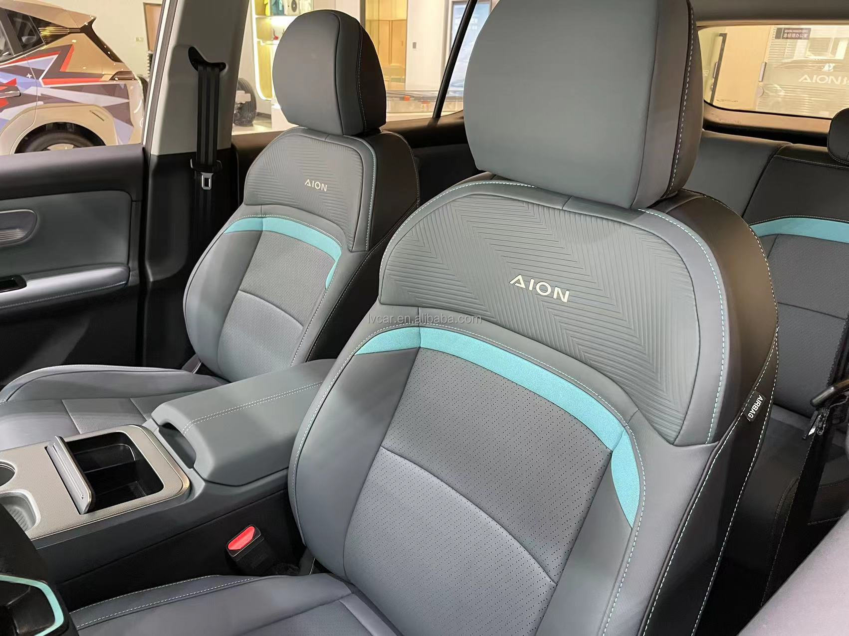 s 2023 AION Y Plus Energy SUV with 400-600km Range and Dark Interior Color Seats 5