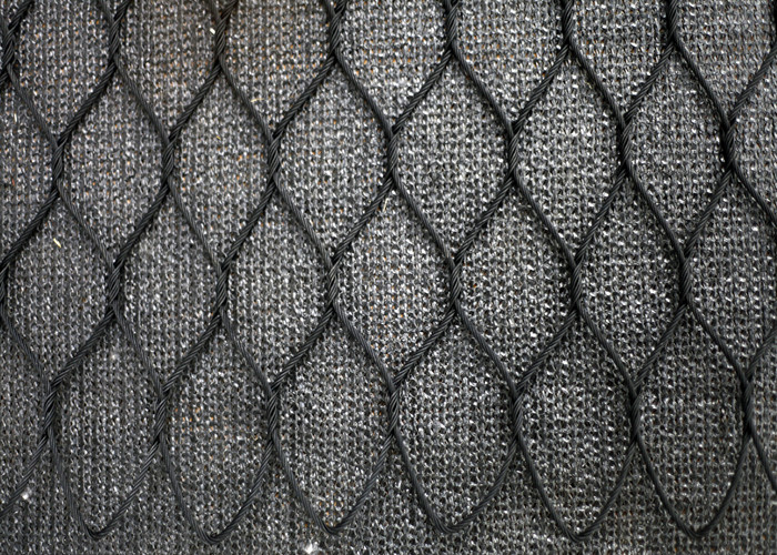Safety X Type Knotted Stainless Steel Rope Mesh 304/316L