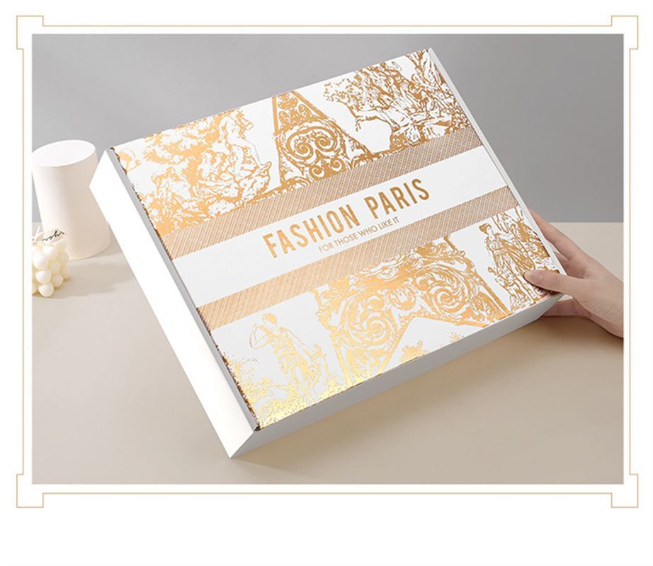 Custom Pink Clothes Jewelry Cosmetic Makeup Food Electronic Folding Mailer Corrugated Carton Woman Gift Box Storage Shipping Moving Packaging Packing Boxes