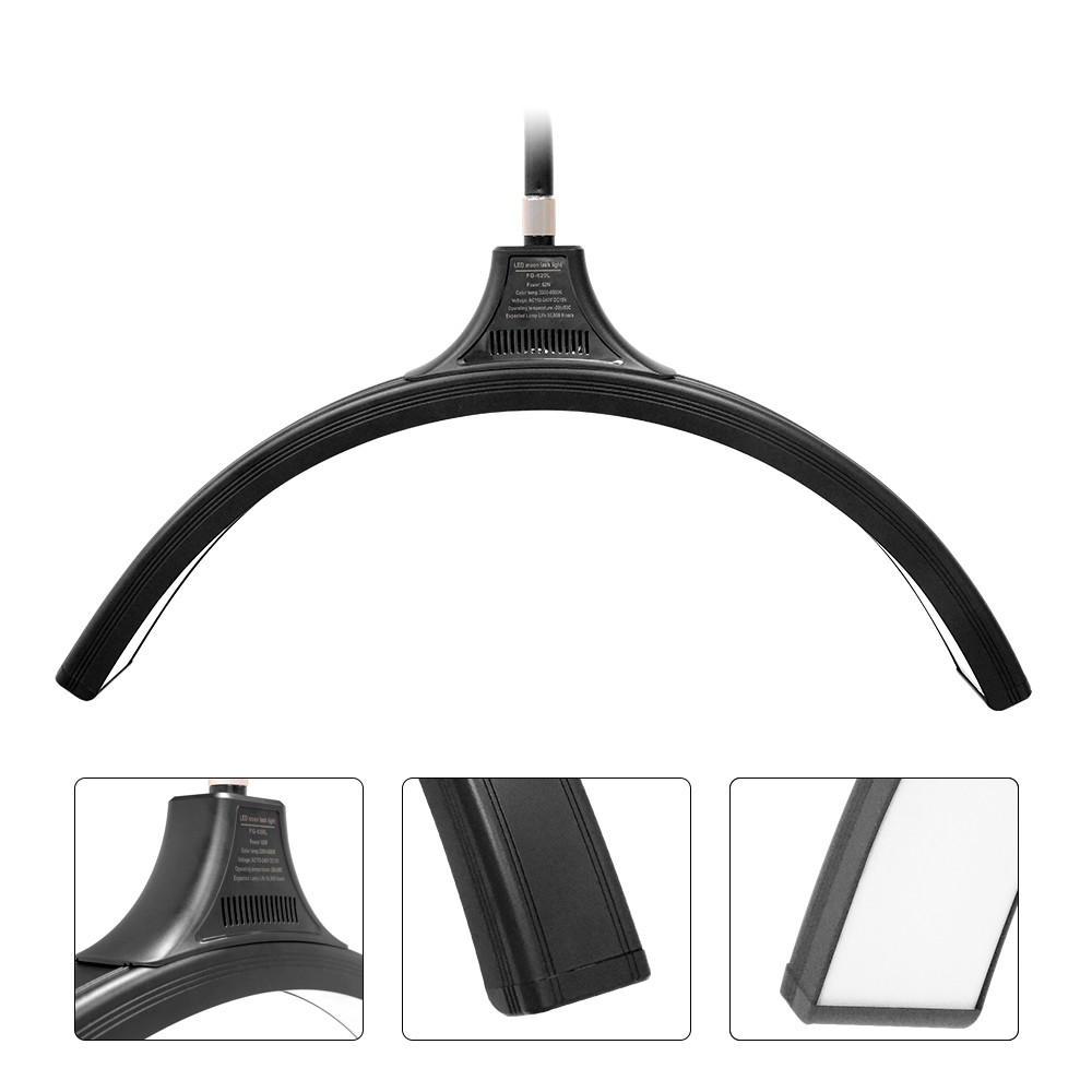 60W Half Ring Floor Lamp Lash RF Light For Tattoo Beauty Salon Eyelash