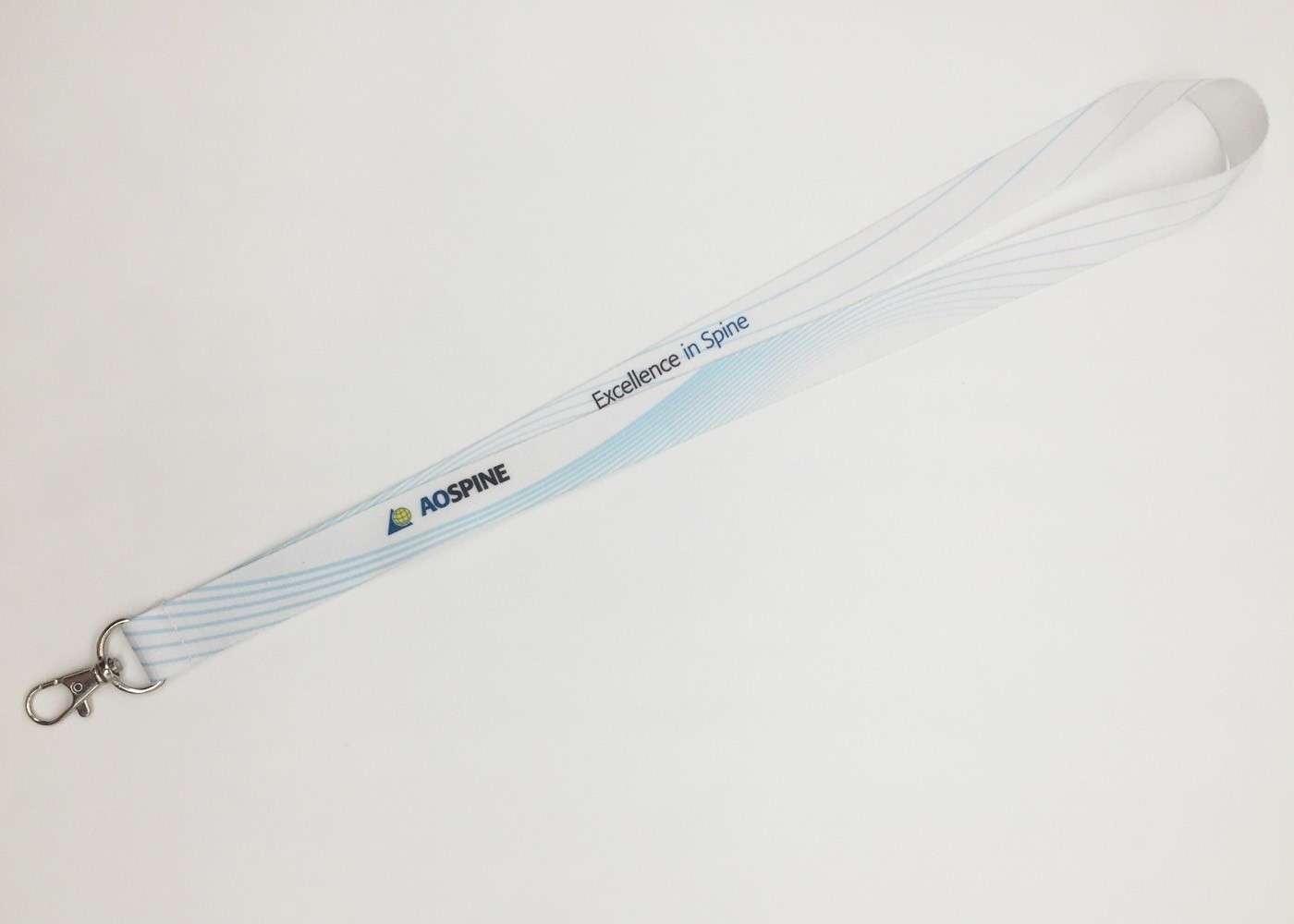 Fashionable Screen Printed Lanyards / Event Staff Lanyards With Customized Logo