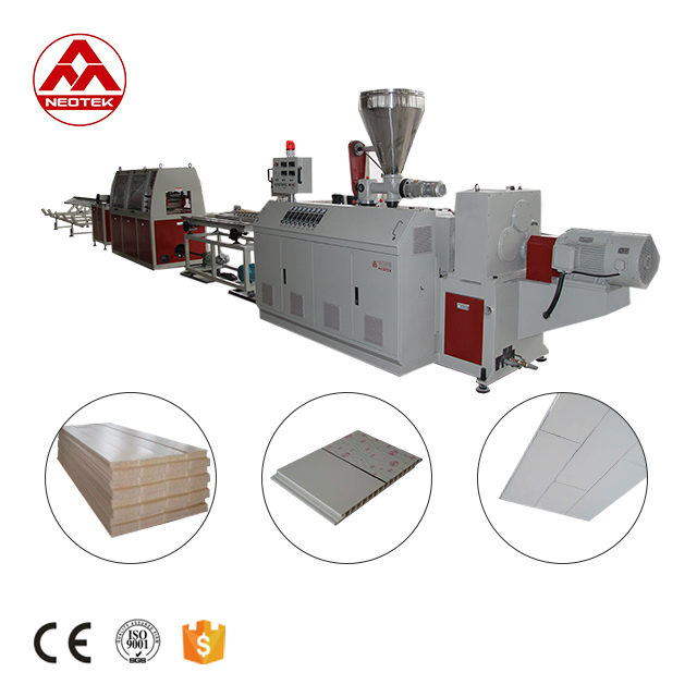 132 1 Screw L/D Ratio PVC Ceiling Panel Extrusion Line YX240 for Construction Industry