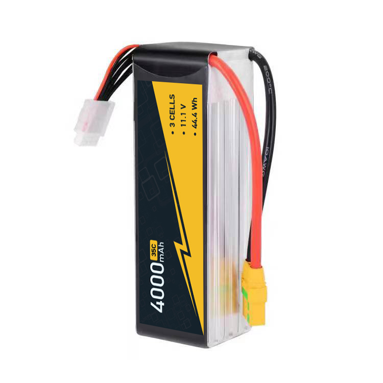 11.1V 2S 3s 4s1p RC Car Lipo Battery 4000mAh 35C Hard Case Lightweight