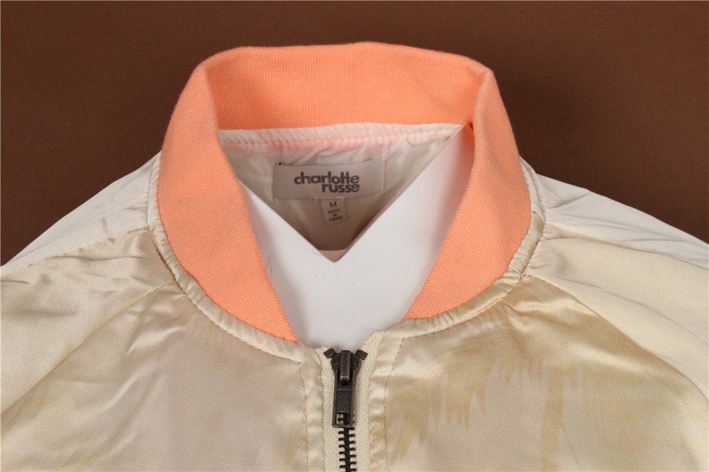 Ladies Bomber jacket, Women's Printed Jacket, Very Soft Touch, Gradient color print