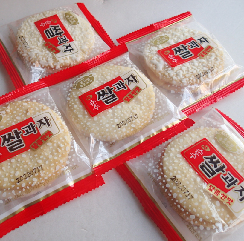 Edible Salt Rice Crispy Cheese Crackers Fairy Shell Crisp Butter Biscuits