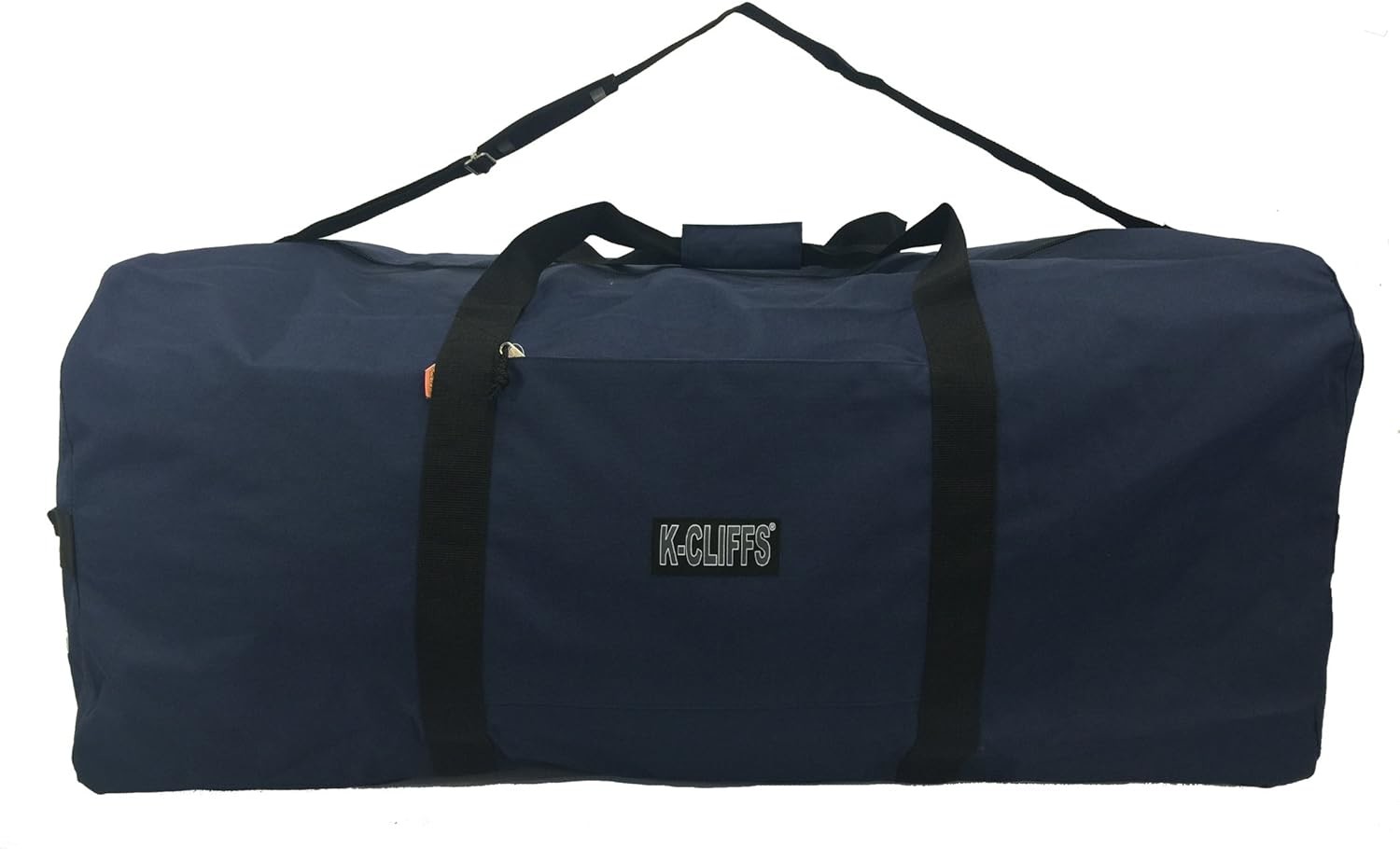 HEAVY DUTY CARGO DUFFEL LARGE SPORT GEAR DRUM SET EQUIPMENT HARDWARE TRAVEL BAG ROOFTOP RACK BAG (36" X 17" X 17", NAVY)