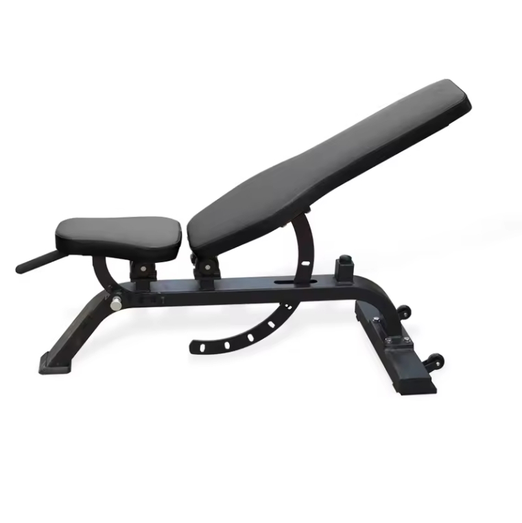 Commercial Adjustable Weight Bench Press Gym Equipment Free Weights Bench for Indoor Use Metal Material