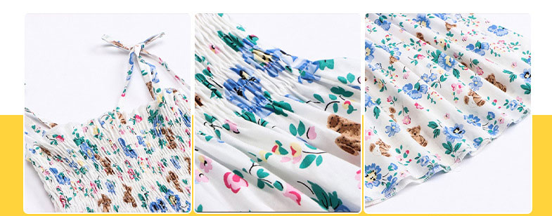 Little Girls Rainbow Beach Sundress Children's Dress Clothing