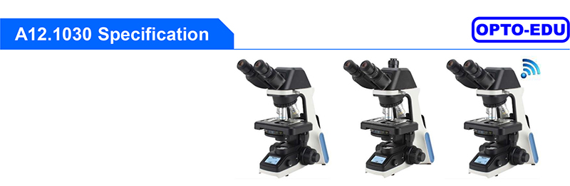 A12.1030-B Laboratory Binocular Compound Light Microscope 100x
