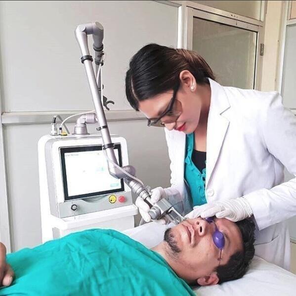 TGA 10.6um Dermatology Medical Equipment 10600nm Fractional Radio Frequency