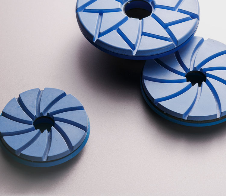 Customized Colors 6 inch Snail Lock Diamond Edge Polishing Pads for and Long Lifespan