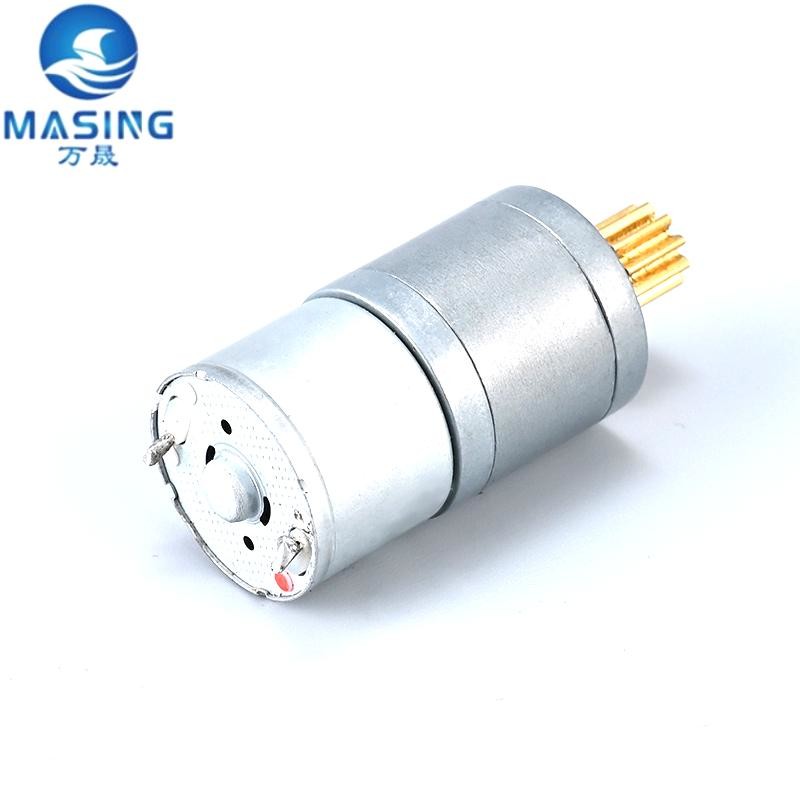 Brushed RF-310 Motor With 25mm Metal Gearbox Dc Gear Motor For Robot And Motorcycle Lock