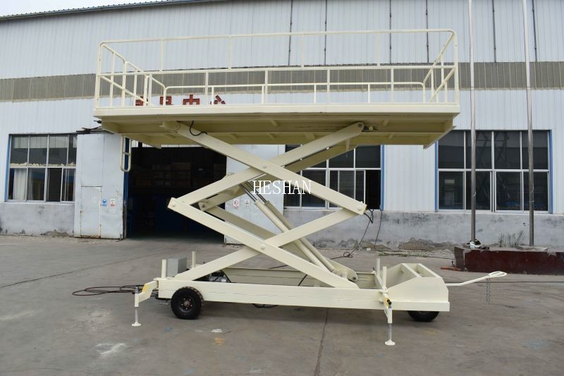 Heavy Duty Stationary Hydraulic Lift Table Electric Container Load Scissor Lift