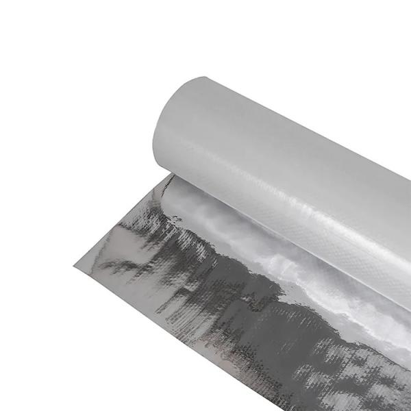 12u Coated White Polyethylene PE Metallized PET Film Food Soft Petg Film Silver