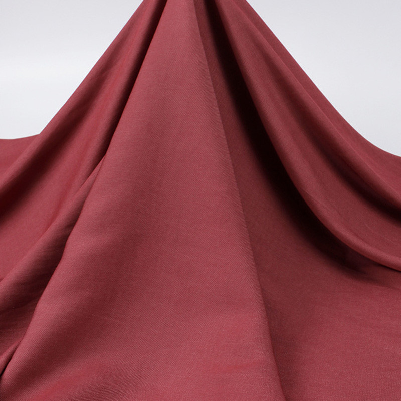 Woven 100 Polyester Twill Fabric Cloth Imitation Silk Soft Fashion