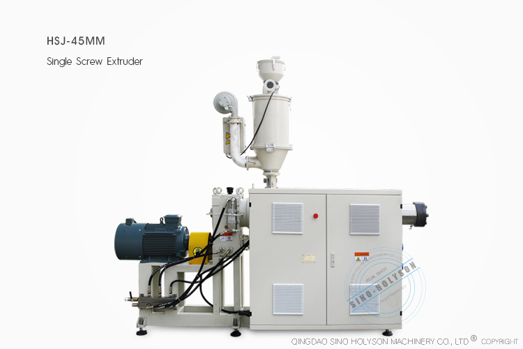 CE ISO SJ 45mm Single Screw PE Pipe Extruder Machine 22kw
