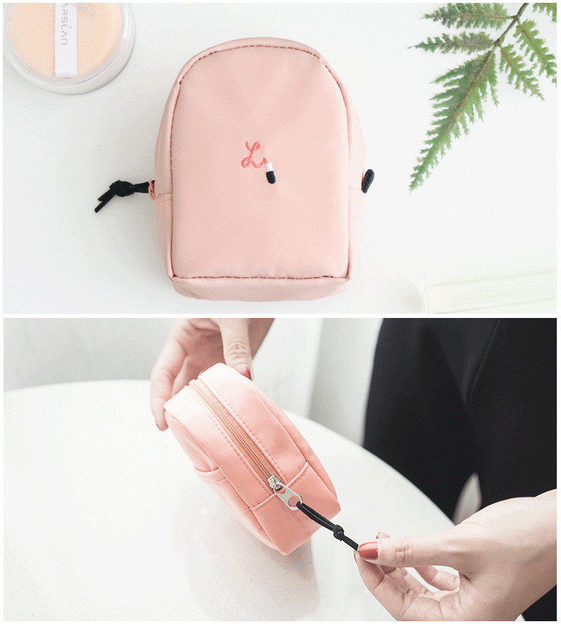 Wholesale Waterproof Polyester Small Pouch Bag Zip for Travel
