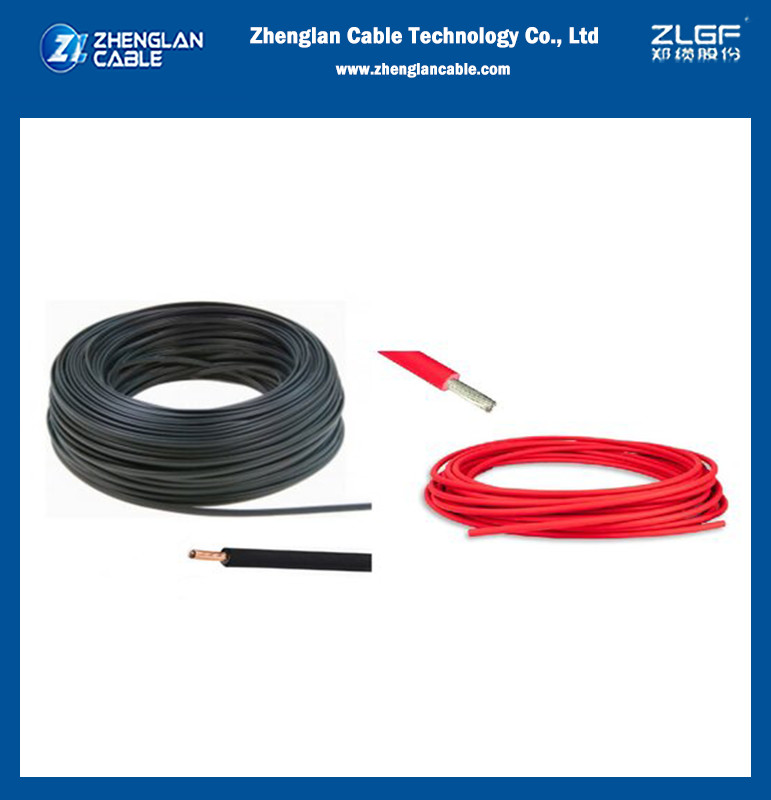 Dc Panel Photovoltaic Solar Extension Cable 4mm2 6mm2 4mm 6mm H1Z2Z2-K