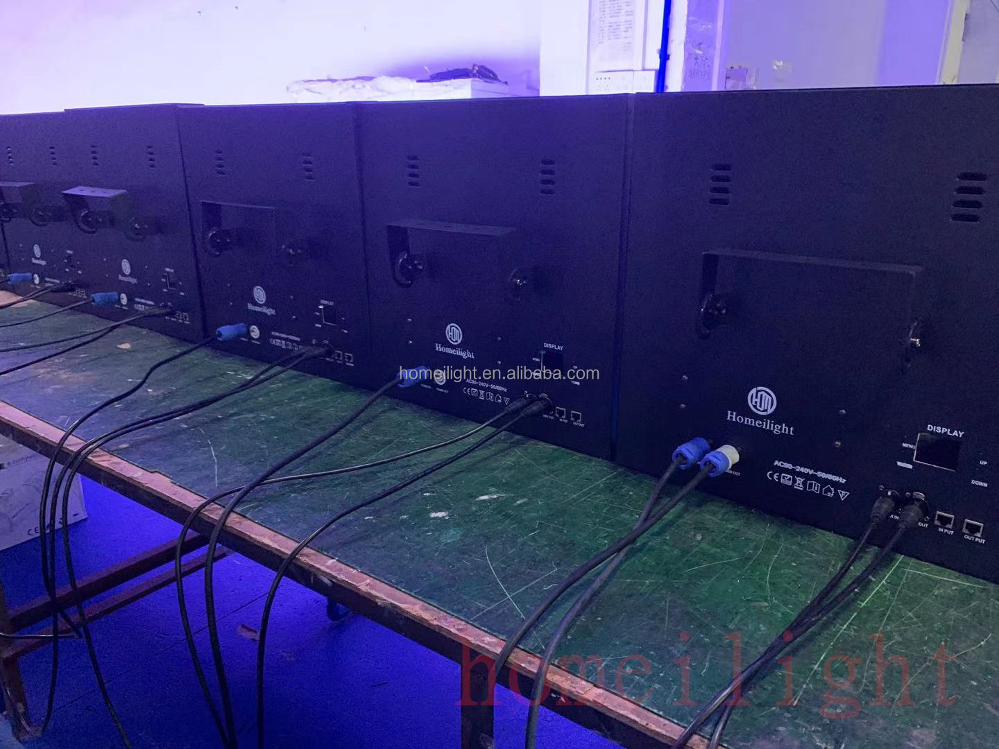 Colorful high brightness Stage lighting equipment for bar theater KTV and edge effects 12*12pcs LED Matrix backlight